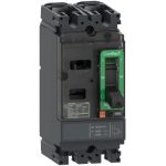 SCHNEIDER - C16F2TM160-Circuit breaker, ComPacT NSX160F AC/DC, 18kA/415VAC, 2 poles, TMD trip unit 160A