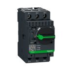 SCHNEIDER - GV2P01-Motor circuit breaker, TeSys Deca, 3P, 0.1 to 0.16A, thermal magnetic, screw clamp terminals, rotary handle