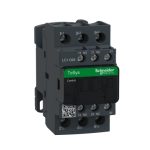 SCHNEIDER - LC1D25B7-Contactor, TeSys Deca, 3P(3 NO), AC-3/AC-3e, 0 to 440V, 25A, 24VAC 50/60Hz coil