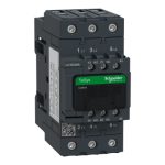 SCHNEIDER - LC1D40AE7-Contactor, TeSys Deca, 3P(3 NO), AC-3/AC-3e, 0 to 440V, 40A, 48VAC 50/60Hz coil