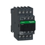 SCHNEIDER - LC1DT32ED-Contactor, TeSys Deca, 4P(4 NO), AC-1, 0 to 440V, 32A, 48VDC standard coil