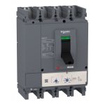 SCHNEIDER - LV540309-circuit breaker EasyPact CVS400F, 36 kA at 415 VAC, 400 A rating thermal magnetic TM-D trip unit, 4P 3d